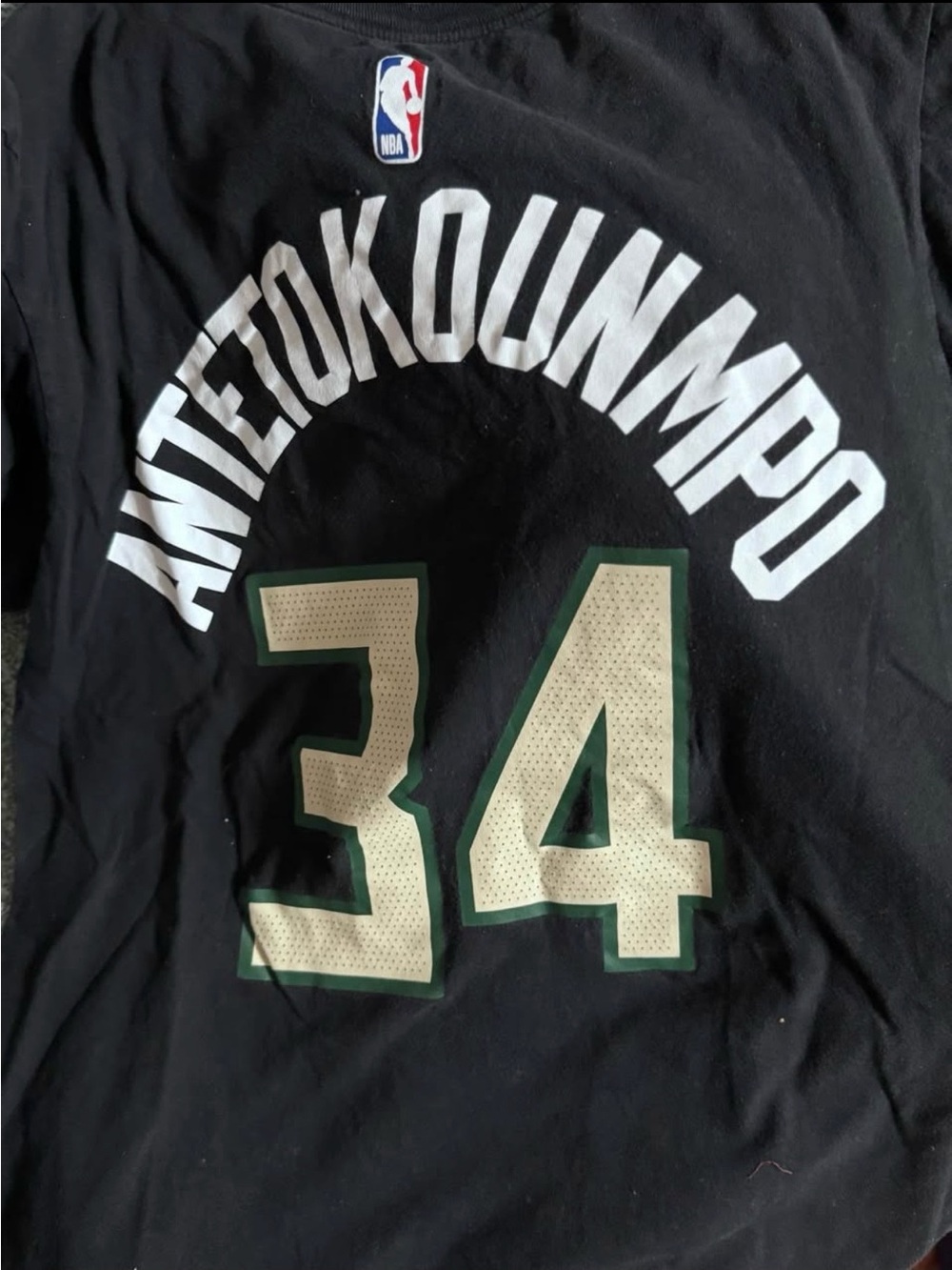 Nike Giannis Antetokounmpo #34 Black Jersey